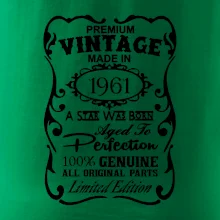 Vintage Etiketa - 1961