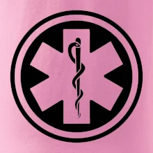 Rescue logo samostatné guľaté