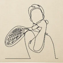 Tenista jedným ťahom Tenista jedným ťahom