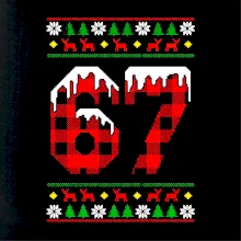 67 vianočný motív