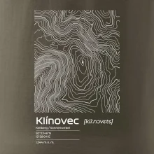 Klínovec - vrstevnice v obdĺžniku