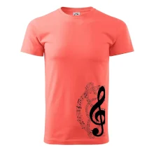 Husľový kľúč a noty