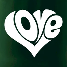 Love nápis jednoduchý