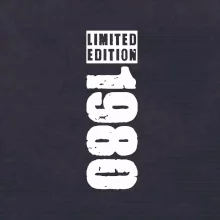 Limited edition 1980 pruh