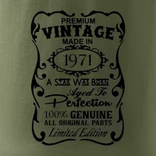 Vintage Etiketa - 1971