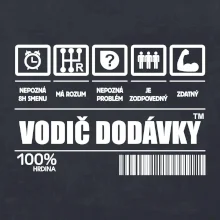 Čiarový kód - Vodič dodávky Čiarový kód - Vodič dodávky