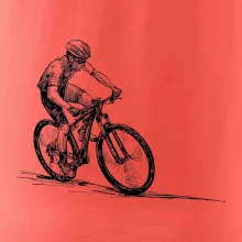 MTB kreslený cyklista MTB kreslený cyklista