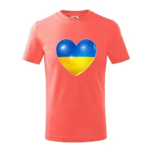 Ukrajina srdce vlajka