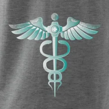 Hrdinovia zdravotníctva - logo (Pecka design)