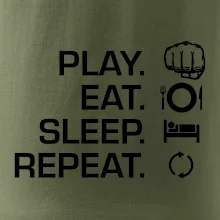 MMA eat sleep repeat