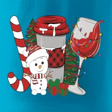 Vianoce, víno a snehuliak
