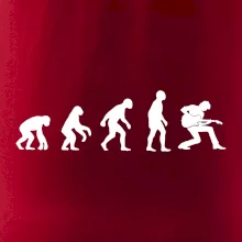 Evolúcia gitarista - kľačiaci