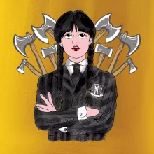 Sekery - holka v čiernom (Pecka design)