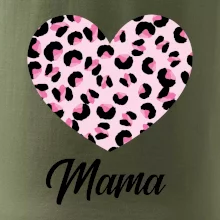 Srdce růžové - mama (Pecka Design)