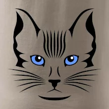 Mačka hlava skica Mačka hlava skica