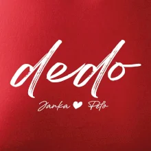 Dedo - tričko menami detí písacie písmo