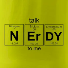 Talk nerdy - periodická tabuľka