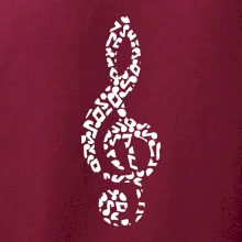 Husľový kľúč z nôt Husľový kľúč z nôt