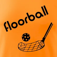 Floorball nápis šikmo
