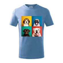 Psi šteňatá koláž