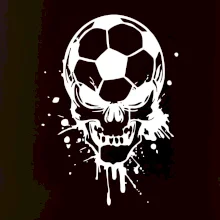 Fotbal lebka splash Fotbal lebka splash