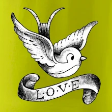 Love holubica - kreslená