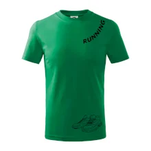 Running nápis šikmo