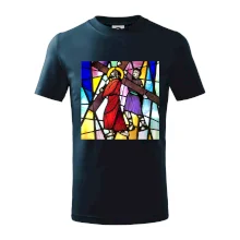 Vitráž - Ježiš a kríž