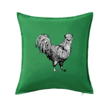 Kohút kreslený čiernobiely