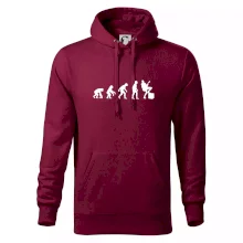 Evolúcia gitarista - noha na kombe