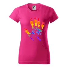 LGBT hand print