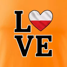 Love Poľská vlajka