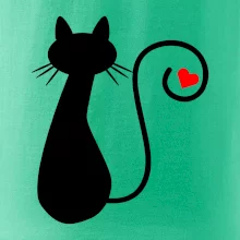 Zamilovaná mačka chvostík Zamilovaná mačka chvostík