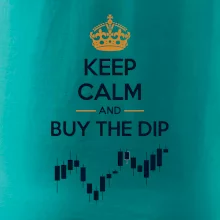 Keep Calm and Buy the Dip - koruna a graf