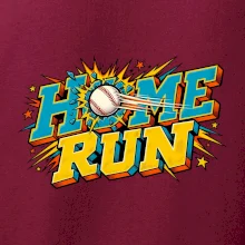 Home run komiksový nápis