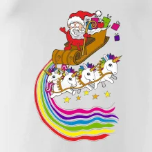 Santa a jednorožce (Pecka design)