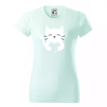 Mačka drží srdce Mačka drží srdce