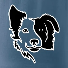 Border kólia obrys hlavy