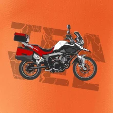 Cestovná enduro červená Cestovná enduro červená