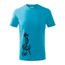 Husľový kľúč gitara Husľový kľúč gitara