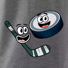 Parové tričko - Puk a hokejka