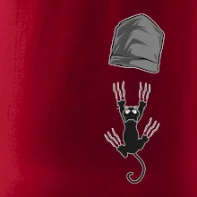 Mačka vypadla z vrecka