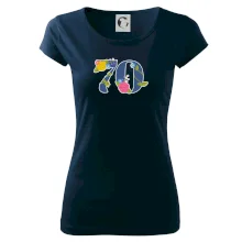 Kvetinové číslo kreslené - 70 Kvetinové číslo kreslené - 70