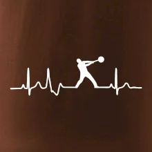 EKG hod kladivom muž