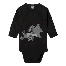 Mapa Európy - srdce v Ukrajine Mapa Európy - srdce v Ukrajine