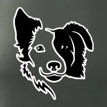 Border kólia obrys hlavy