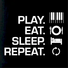 Play eat sleep piano