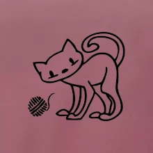 Mačka - Klbko - prsia