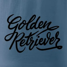 Golden retriever - nápis okrasný