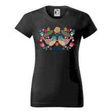 Folklór - dva farebné vtáčiky